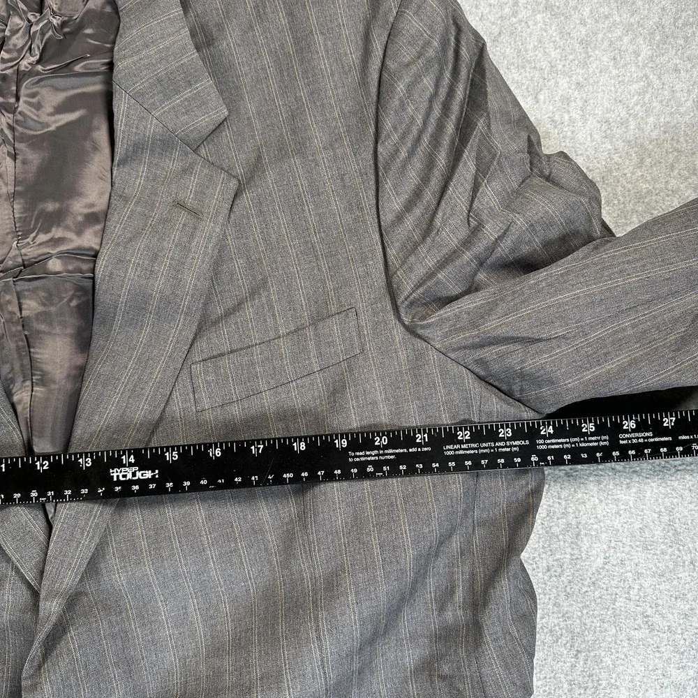 Brooks Brothers 1818 Madison Suit Mens Blazer 48 Pants 43x28 Gray Wool 2 Piece